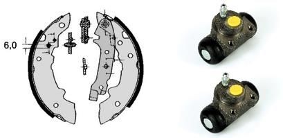 Комплект тормозных колодок H 61 024 BREMBO