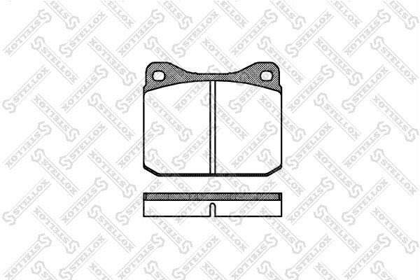 Колодки тормозные дисковые 021-010-SX STELLOX