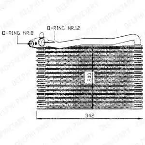 Испаритель, кондиционер TSP0525007 DELPHI