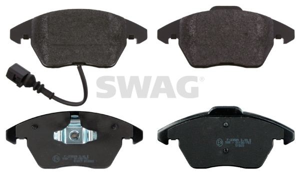Комплект тормозных колодок, диско 30 91 6502 SWAG