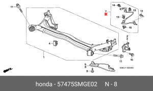 Датчик ABS 57475SMGE02 HONDA