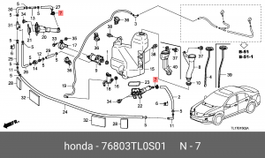 Деталь 76803TL0S01 HONDA