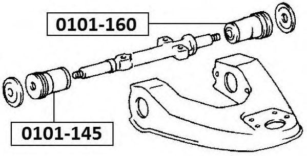 Сайлентблок 0101-145 ASVA