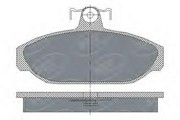 Комплект тормозных колодок, диско SP165 SCT
