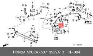 Деталь 53713S3VA13 HONDA