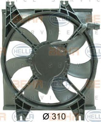 Вентилятор, конденсатор кондиционера 8EW 351 034-531 HELLA
