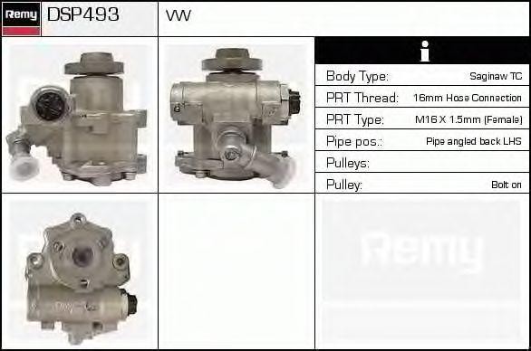 Гидравлический насос, рулевое управление DSP493 DELCO REMY