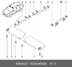 Деталь 8200449008 RENAULT