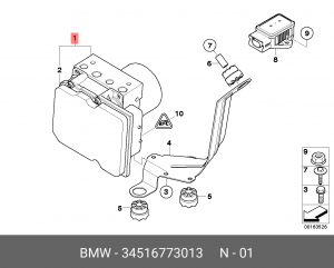 Гидроагрегат, тормозная система 34 51 6 773 013 BMW