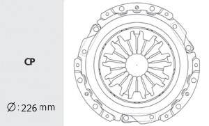 Корзина сцепления TYC32 VALEO PHC