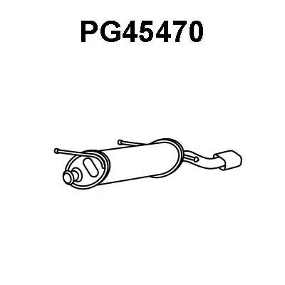 Глушитель выхлопных газов конечный PG45470 VENEPORTE