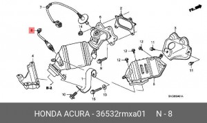 Лямбда-зонд 36532RMXA01 HONDA