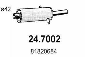 Глушитель выхлопных газов конечный 247002 ASSO