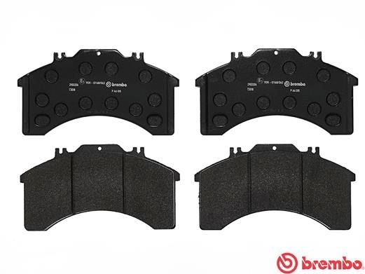 Комплект тормозных колодок, диско P A6 015 BREMBO