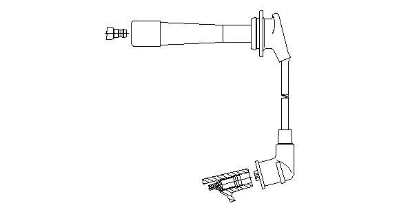 Провод зажигания 6A2650 BREMI