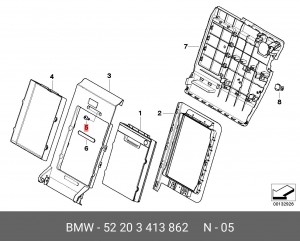 Болт крепления 52 20 3 413 862 BMW