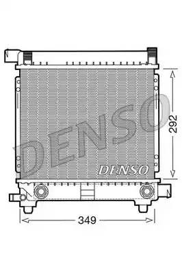 Радиатор, охлаждение двигател DRM17027 DENSO