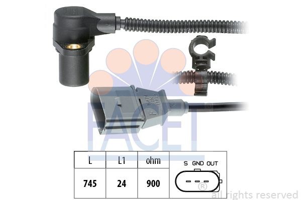 Катушка зажигания 9.6129 FACET