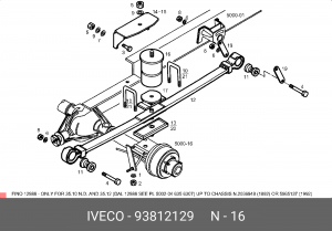 Буфер, амортизация 93812129 IVECO