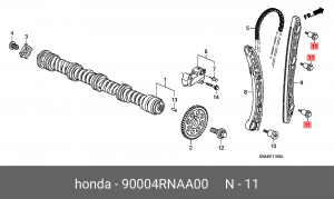 Болт крепления 90004RNAA00 HONDA