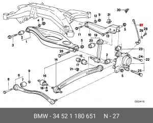 Датчик, частота вращения колеса 34 52 1 180 651 BMW