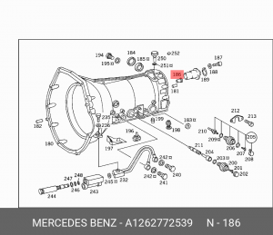 Деталь A 126 277 25 39 MERCEDES BENZ