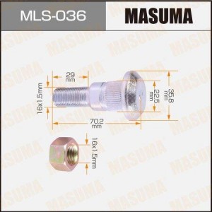 Болт - шпилька крепления колеса MLS-036 MASUMA