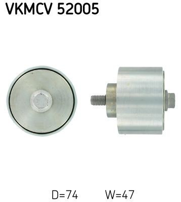 Паразитный / ведущий ролик, поликлиновой ремень VKMCV52005 SKF