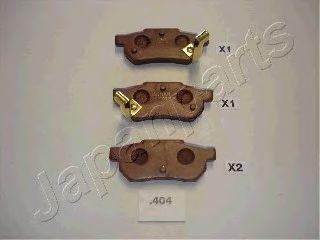 Комплект тормозных колодок, диско PP-404AF JAPAN PARTS GROUP
