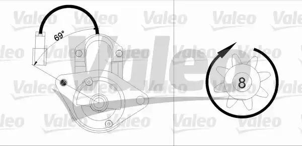 Стартер 455884 VALEO PHC