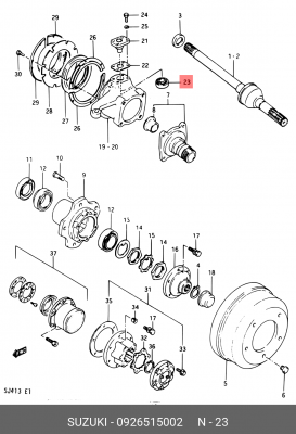 Деталь 09265-15002 SUZUKI