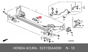 Втулка стабилизатора 52315SAA000 HONDA