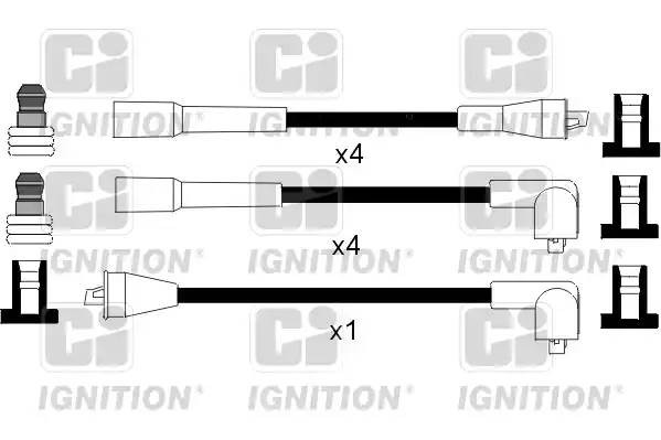 Ккомплект проводов зажигания XC771 QUINTON HAZELL