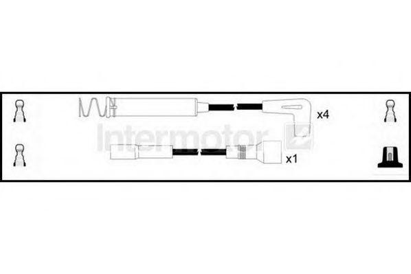 Ккомплект проводов зажигания 73926 STANDARD