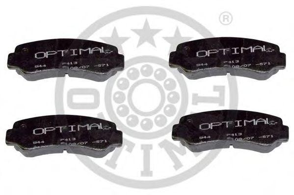 Комплект тормозных колодок, диско 9413 OPTIMAL