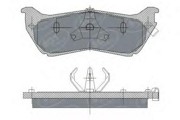 Комплект тормозных колодок, диско SP245 SCT