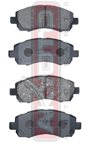 Колодки тормозные дисковые AKD-7398 AKYOTO