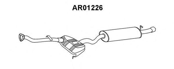 Глушитель выхлопных газов конечный AR01226 VENEPORTE