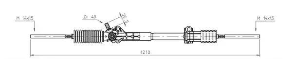 Рулевой механизм DSR098L DELCO REMY