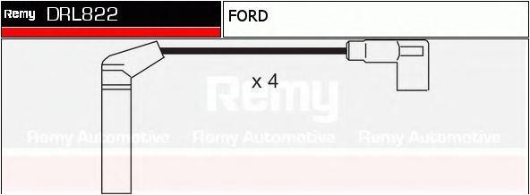 Ккомплект проводов зажигания DRL822 DELCO REMY