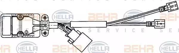 Блок управления, отопление / вентиляция 5HL 351 321-111 HELLA