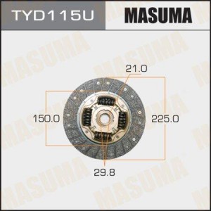 Диск сцепления TYD115U MASUMA