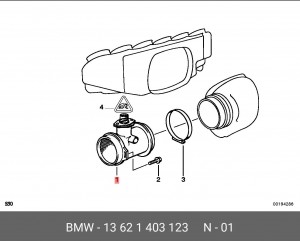 Расходомер воздуха 13 62 1 403 123 BMW