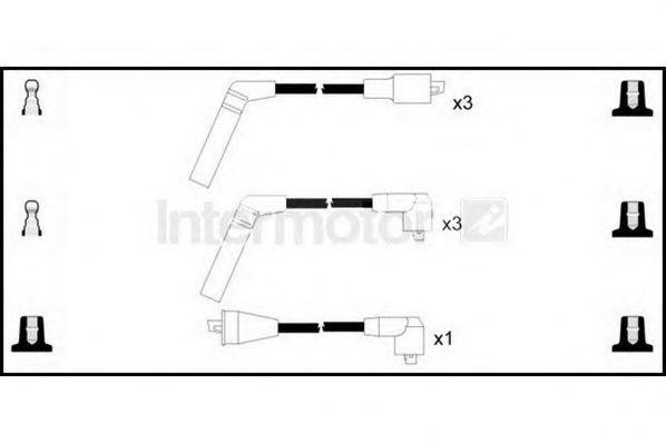 Ккомплект проводов зажигания 73734 STANDARD