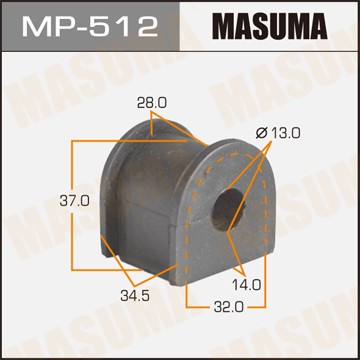 Втулка стабилизатора MP512 MASUMA