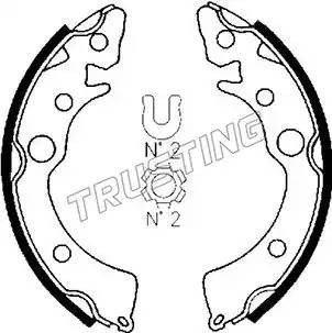 Комплект тормозных колодок 044.007 TRUSTING