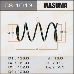 Пружина подвески CS-1013 MASUMA