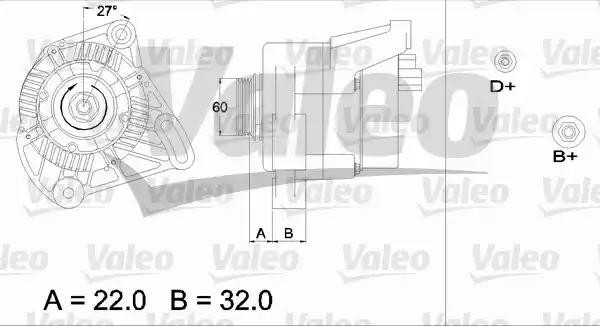 Генератор 436481 VALEO PHC