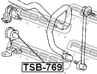 Втулка стабилизатора TSB-769 FEBEST