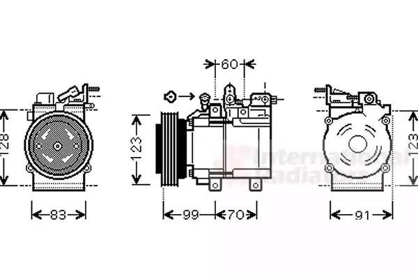 Компрессор, кондиционер 8200K138 VAN WEZEL